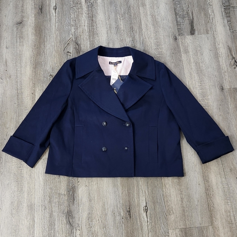New!Brooks Brothers‎ Stretch Cotton Nautical Jacket - Picture 10 of 16